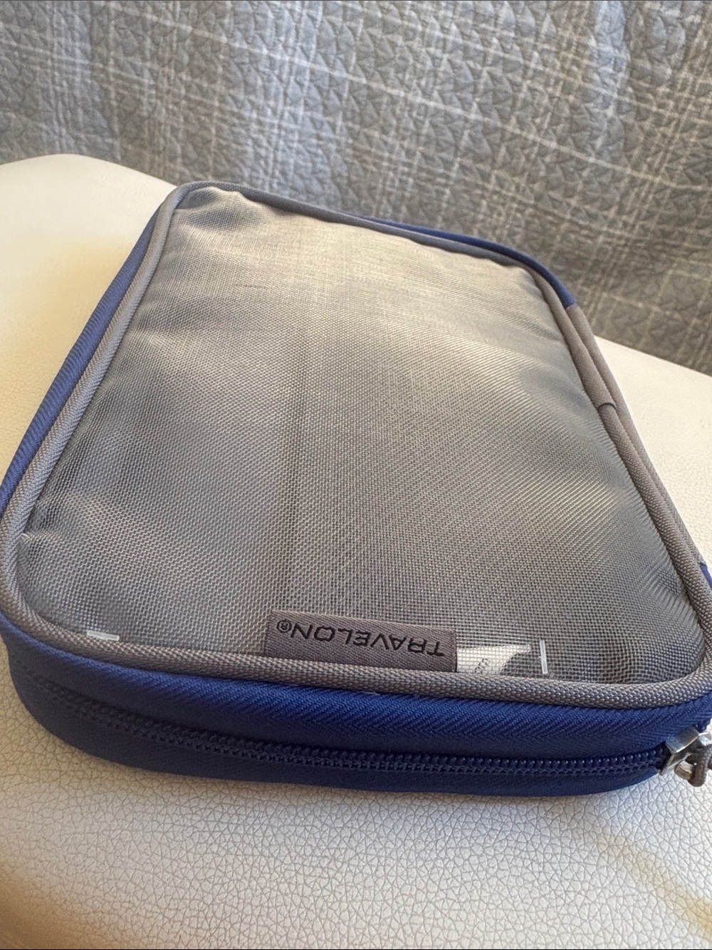 Travelon Gray and Blue Travel Organizer